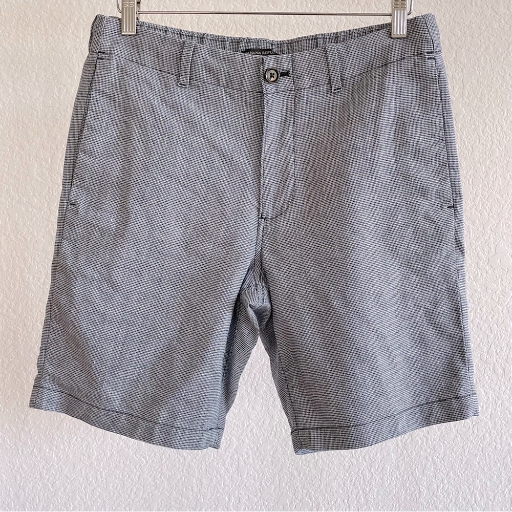 Banana Republic Aiden Linen Blend Shorts